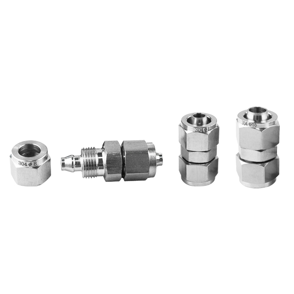 304สแตนเลส Pneumatic Joint ท่อ - Compression Fitting Brass บทวิจารณ์และราคา